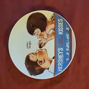 Vintage Hershey's Kisses Plate Decorative Collectible 1979